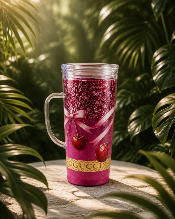 Gucci Cherry Glass Mug